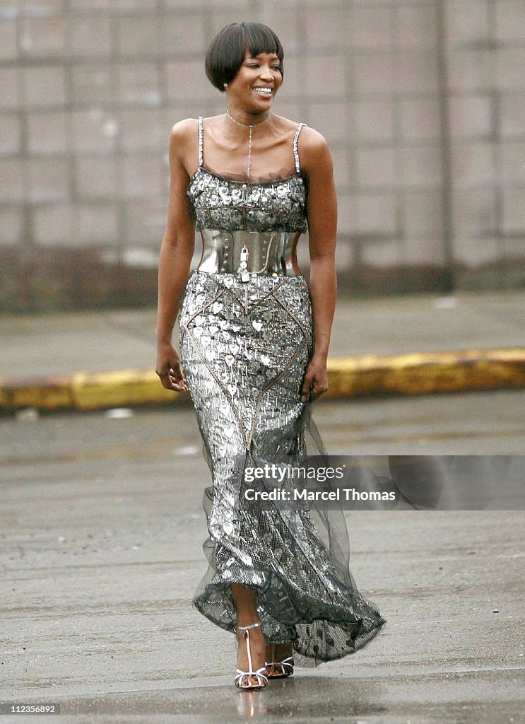 Naomi Campbell Sighting at the New York City Department of Sanitation on Her Fifth Day of Community Service - March 23, 2007