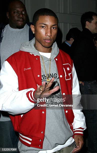Pharrell Williams of N.E.R.D. During Pharrell Williams of N.E.R.D. Sighting in New York Ctiy at Streets of Manhattan in New York City, New York,...
