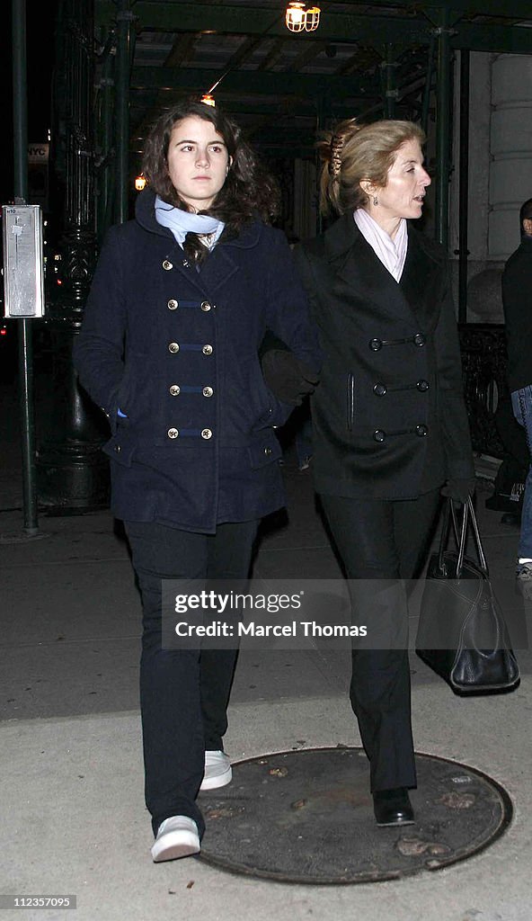 Caroline Kennedy Schlossberg and Family Sighting In New York City