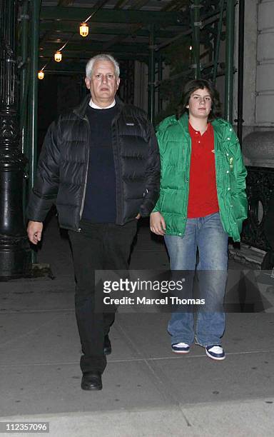 Ed Schlossberg and John Kennedy Schlossberg during Caroline Kennedy Schlossberg and Family Sighting In New York City at NYC Upper Westside in New...
