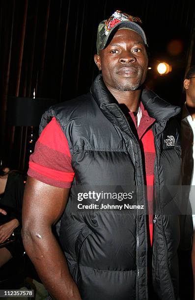 Djimon Hounsou during Kimora Lee Simmons Presents KLS Fall 2007 Collection - Inside at Social Hollywood in Los Angeles, California, United States.