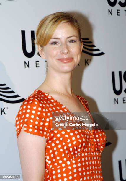 Diane Neal during USA Network Celebrates the Opening of the 2004 US Open at ACES Restaurant at Arthur Ashe Stadium in New York City, New York, United...