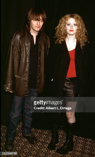 Eddie Furlong and Natasha Lyonne during 25th Annual NATO/ShoWest Convention - 1999 at Bally's Hotel & Casino in Las Vegas, Nevada, United States.