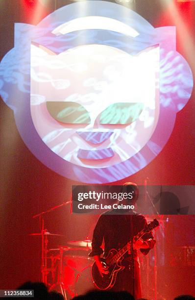 Interpol's Paul Banks during Napster 2.0 Launch Celebration - Performances at House of Blues in West Hollywood, California, United States.