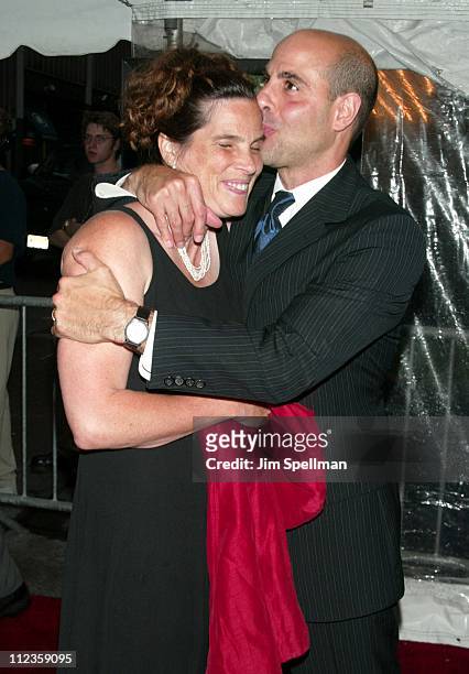 Stanley Tucci & wife Kate during "Road to Perdition" - New York Premiere at Ziegfeld Theatre in New York City, New York, United States.