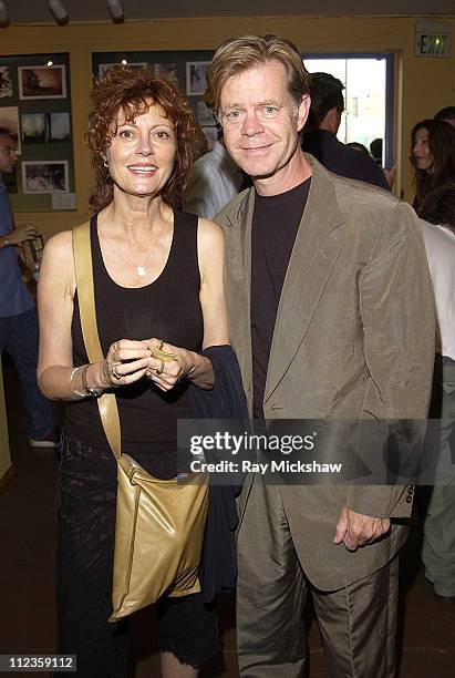 Susan Sarandon and William H. Macy during "The Guys" Opening Night Benefit Performance at The Actors' Gang Theater in Hollywood, California, United...