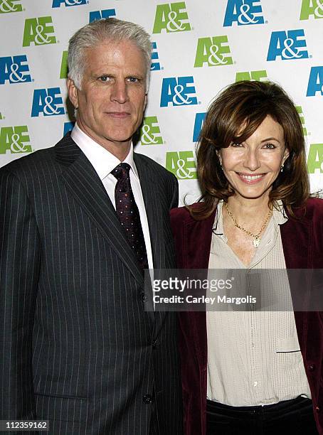 Ted Danson and Mary Steenburgen during "Knights of the South Bronx" New York City Premiere and AE's Lives That Make a Difference Ceremony at Fashion...