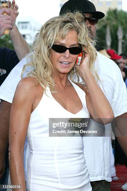 Farrah Fawcett during "The Cookout" Miami Premiere at Delano Hotel in Miami Beach, Florida, United States.