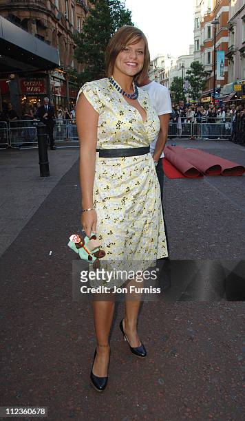 Jade Goody during "Just My Luck" - London Charity Premiere - Inside Arrivals at Vue West End in London, Great Britain.