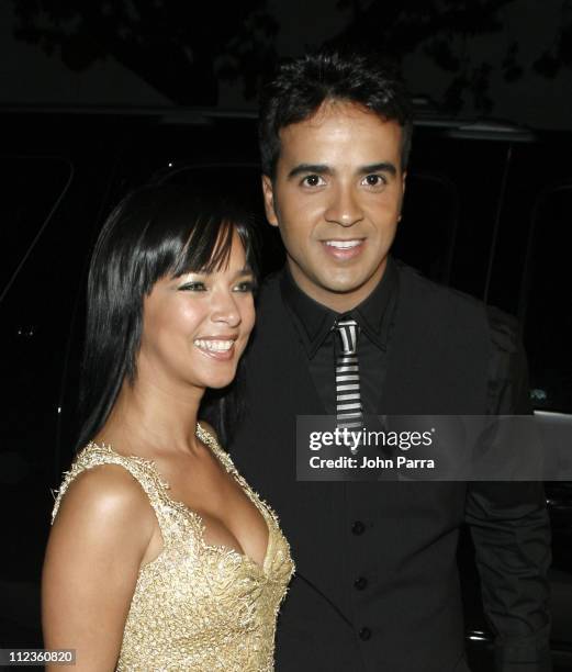 Adamari Lopez and Luis Fonsi during People en Espanol Stars of the Year - Arrivals at Kary & Y in Miami, Florida, United States.