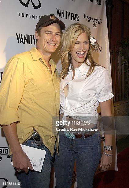 Liam Waite & Natasha Henstridge during Alison Eastwood celebrates launch of her new clothing line "Eastwood Ranch" with Presenting Sponsors Vanity...