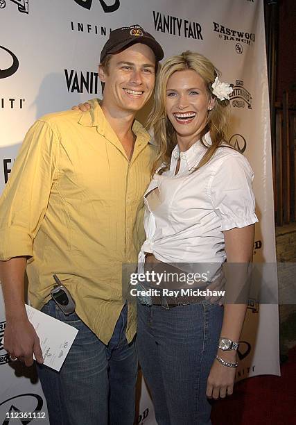 Liam Waite & Natasha Henstridge during Alison Eastwood celebrates launch of her new clothing line "Eastwood Ranch" with Presenting Sponsors Vanity...