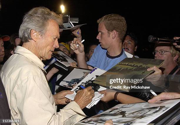 Clint Eastwood during Alison Eastwood celebrates launch of her new clothing line "Eastwood Ranch" with Presenting Sponsors Vanity Fair, Infiniti...