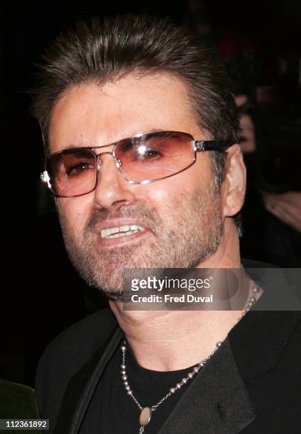George Michael during George Michael's "A Different Story" Gala London Screening at Curzon Mayfair in London, Great Britain.