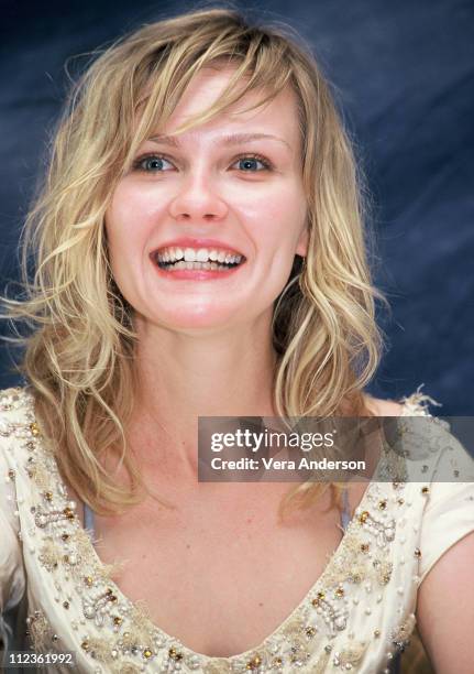 Kirsten Dunst during "Spider-Man" Press Conference with Kirsten Dunst at Four Seasons Hotel in Beverly Hills, California, United States.