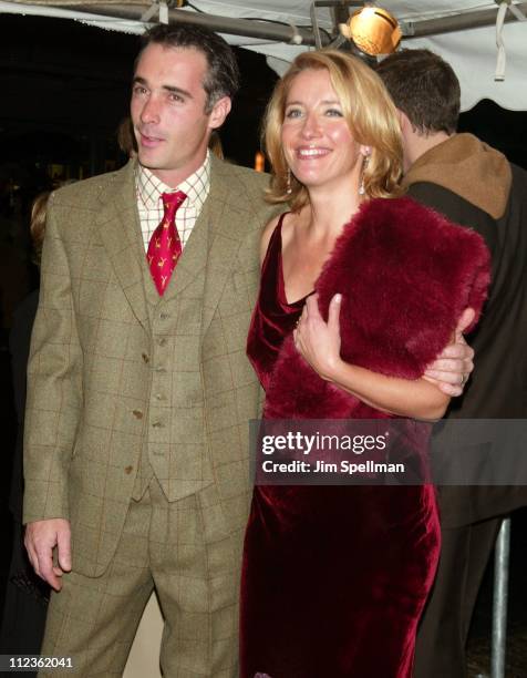 Emma Thompson and husband Greg Wise during "Love Actually" New York Premiere at Ziegfeld Theatre in New York City, New York, United States.
