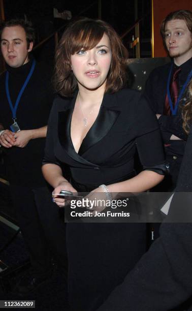 Charlotte Church during George Michael's "A Different Story" Gala London Screening - Inside at Curzon Mayfair in London, Great Britain.