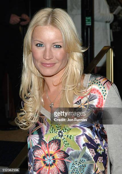 Denise Van Outen during George Michael's "A Different Story" Gala London Screening - Inside at Curzon Mayfair in London, Great Britain.