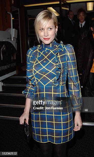 Alice Evans during George Michael's "A Different Story" Gala London Screening - Inside at Curzon Mayfair in London, Great Britain.