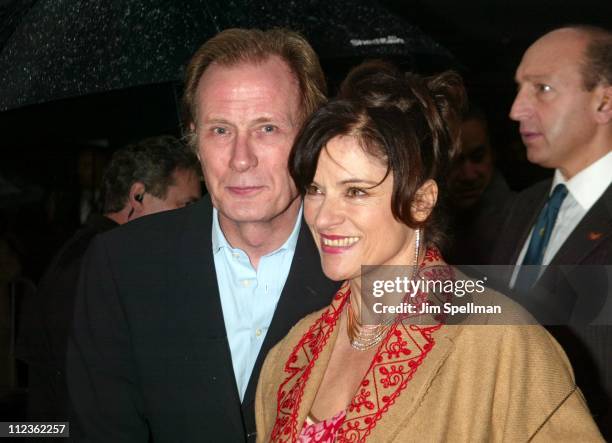 Bill Nighy and Diana Quick during "Love Actually" New York Premiere at Ziegfeld Theatre in New York City, New York, United States.