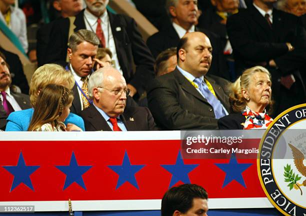 Elizabeth Perry, Lynne Cheney and Vice President Dick Cheney