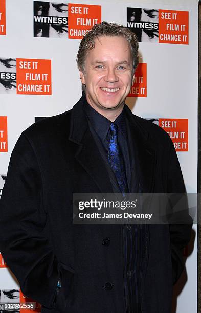 Tim Robbins during Peter Gabriel and Angelina Jolie Host Focus for Change: The First Annual Gala Dinner and Concert to Benefit "Witness" at The...