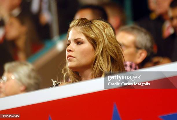 Jenna Bush during 2004 Republican National Convention - Day 4 - Inside at Madison Square Garden in New York City, New York, United States.