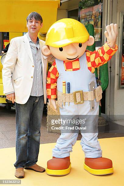 Neil Morrissey and Bob the Builder during Bob The Builder "Built To Be Wild" London Premiere - Outside Arrivals at Odeon West End in London, Great...