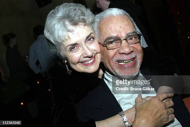 Mary Beth Peil and Earle Hyman during Atlantic Theater Company Presents Harold Pinter's "Celebration & The Room" Broadway Opening Night at Earth in...