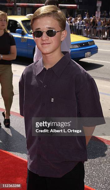 Haley Joel Osment during "Spy Kids 2: The Island Of Lost Dreams" Premiere at Grauman's Chinese Theatre in Hollywood, California, United States.
