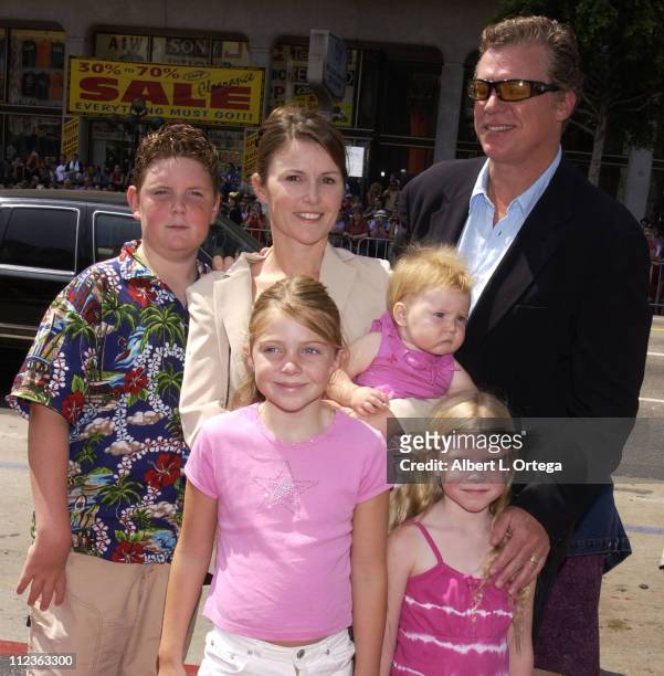 Christopher McDonald and family during "Spy Kids 2: The Island Of Lost Dreams" Premiere at Grauman's Chinese Theatre in Hollywood, California, United...
