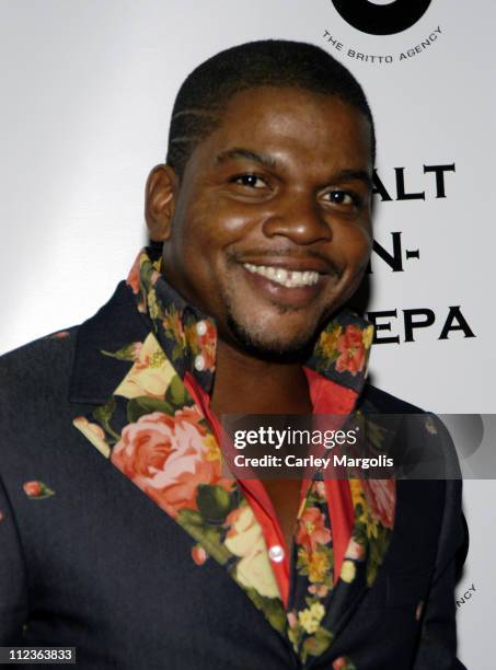 Kehinde Wiley during 2005 VH1 Hip Hop Honors - Salt-N-Pepa After Party at Taj in New York City, New York, United States.