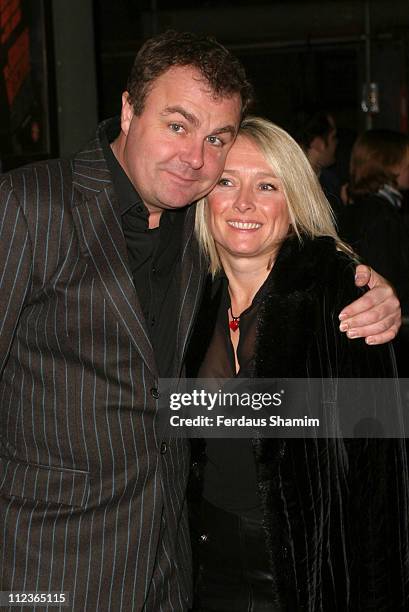 Paul Ross and his wife during "The Singing Detective" Gala Premiere - Arrivals at The Everyman Cinema Hamstead in London, Great Britain.