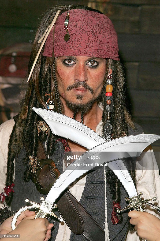 "Pirates of the Caribbean" Character Waxworks Unveiled at Madame Tussauds in London - July 5, 2006