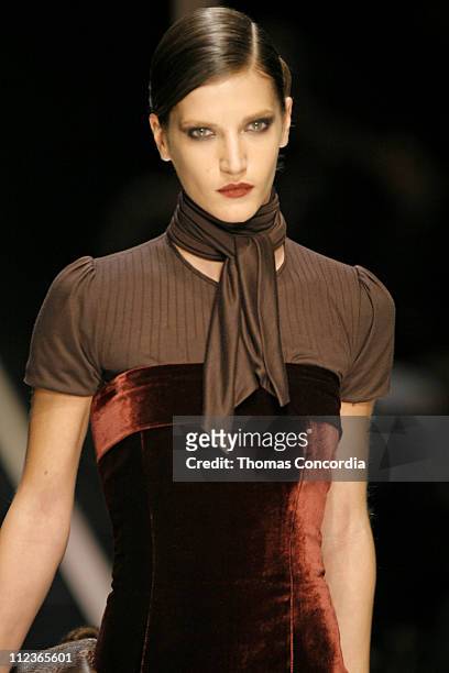 Diana Dondoe wearing Salvatore Ferragamo - Fall/Winter 2007