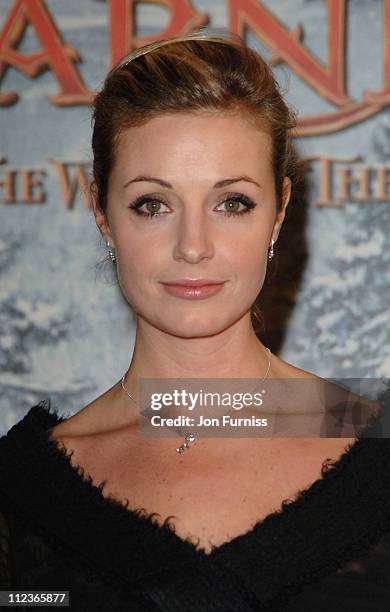 Elize du Toit during "The Chronicles of Narnia: The Lion, The Witch and the Wardrobe" London Premiere - Inside Arrivals at Royal Albert Hall in...