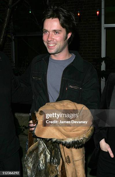 Rufus Wainwright during A Benefit Concert Hosted by Peter Gabriel at 38 East 1st Street in New York City, New York, United States.