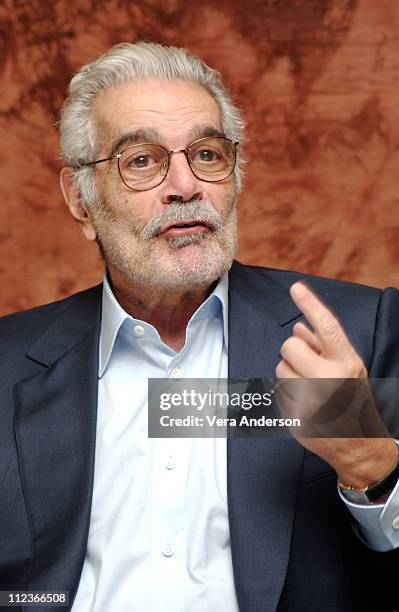 Omar Sharif during "Monsieur Ibrahim" Press Conference with Omar Sharif at Regent Beverly Wilshire Hotel in Beverly Hills, California, United States.