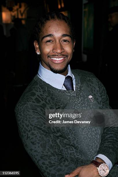 Omarion during Jamie Foxx, Nas and Omarion Visit MTV's "TRL" - December 20, 2006 at MTV Studios in New York City, New York, United States.