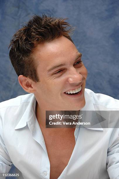 Jonathan Rhys Meyers during "The Tudors" Press Conference with Jonathan Rhys Meyers and Sam Neill at Four Seasons in Beverly Hills, California,...