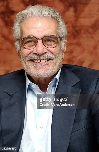 Omar Sharif during "Monsieur Ibrahim" Press Conference with Omar Sharif at Regent Beverly Wilshire Hotel in Beverly Hills, California, United States.