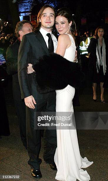 Lynn Collins and Charlie Cox during "Merchant of Venice" - Royal Premiere - London at Odeon Leicester Square in London, Great Britain.