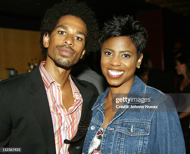 Toure and Jacque Reid during "Soul City" Book Launch at Lotus in New York City, New York, United States.