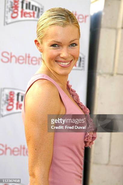 Nell McAndrew during Diet Coke Film Festival 2004 - "Dirty Dancing" Gala Film Premiere at The Electric Cinema in London, Great Britain.