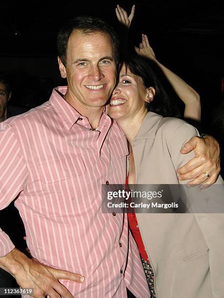 Mark Moses of "Desperate Housewives" and guest during Celebrities in Town for UpFronts Attend Bunny Chow Tuesdays at Cain - May 17, 2005 at Cain in...