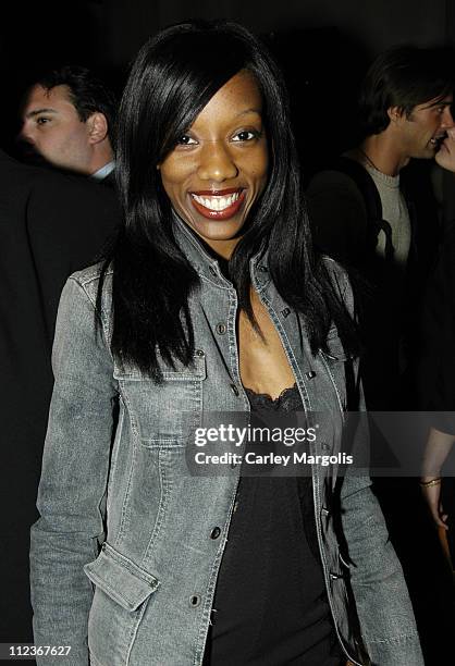 Tara Dowdell of "The Apprentice 3" during Celebrities in Town for UpFronts Attend Bunny Chow Tuesdays at Cain - May 17, 2005 at Cain in New York...