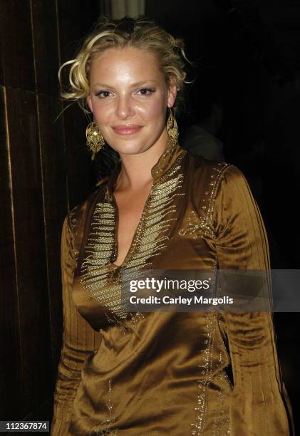 Katherine Heigl of "Grey's Anatomy" during Celebrities in Town for UpFronts Attend Bunny Chow Tuesdays at Cain - May 17, 2005 at Cain in New York...