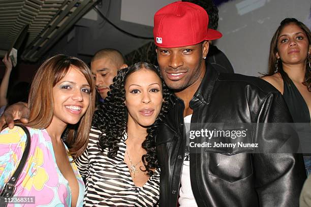 Vida Guerra, Heather Hunter and Tyson Beckford during "Soul Plane" New York Premiere - After Party at Plaid Nightclub in New York City, New York,...