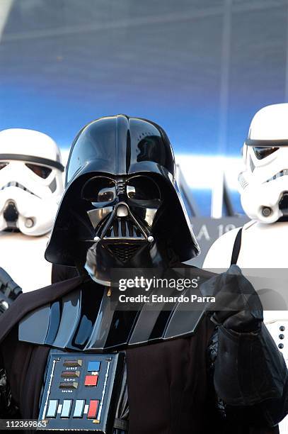 Darth Vader during "Star Wars: Episode III - Revenge of the Sith" Madrid Premiere at Kinepolis Cinema in Madrid, Spain.