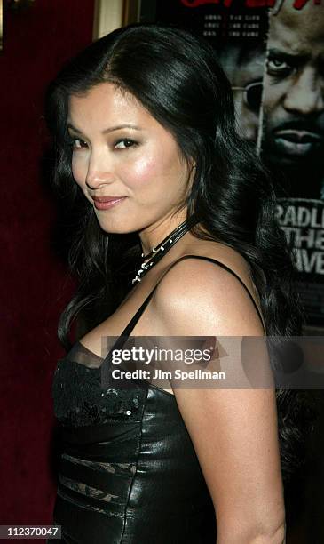 Kelly Hu during World Premiere of "Cradle 2 the Grave" at The Ziegfeld Theatre in New York City, New York, United States.